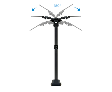 SOPORTE MONITOR-TV 13"-42" GIRO/INCLINABLE LP2142TNL-B TOOQ