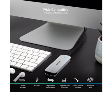 CAJA EXTERNA SSD M.2 NGFF PLATA TOOQ