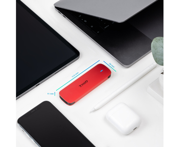 CAJA EXTERNA SSD M.2 NVMe ROJO TOOQ