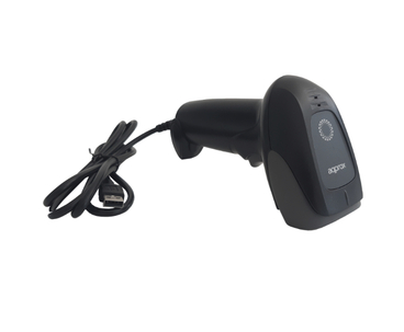 LECTOR CODIGO BARRAS LASER 2D APPLS22 USB NEGRO APPROX