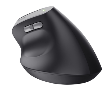 RATON OPTICO WIRELESS ERGONOMICO VERTICAL BAYO II NEGRO TRUST