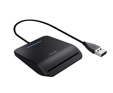 LECTOR TARJETAS EXTERNO USB 2.0 PRIMO NEGRO TRUST