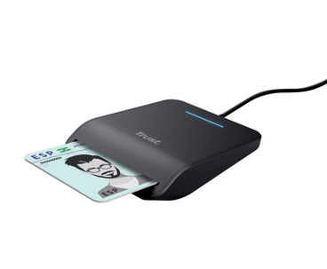 LECTOR TARJETAS EXTERNO USB 2.0 PRIMO NEGRO TRUST